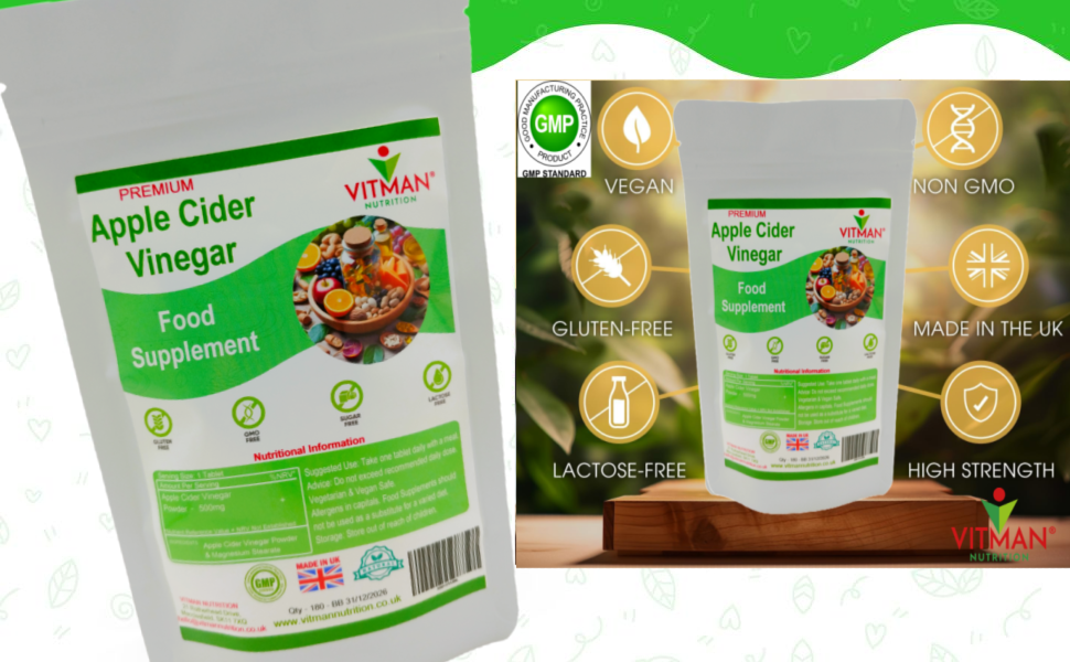 Raw Apple Cider Vinegar Tablets