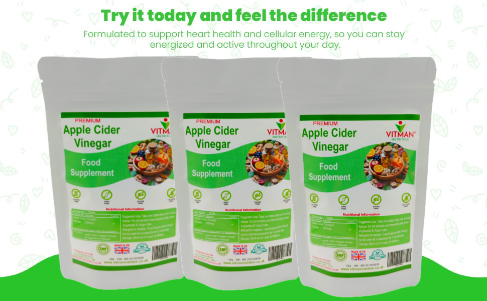 Raw Apple Cider Vinegar Tablets