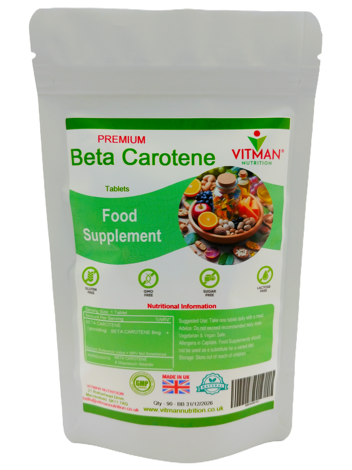 Beta Carotene Tablets