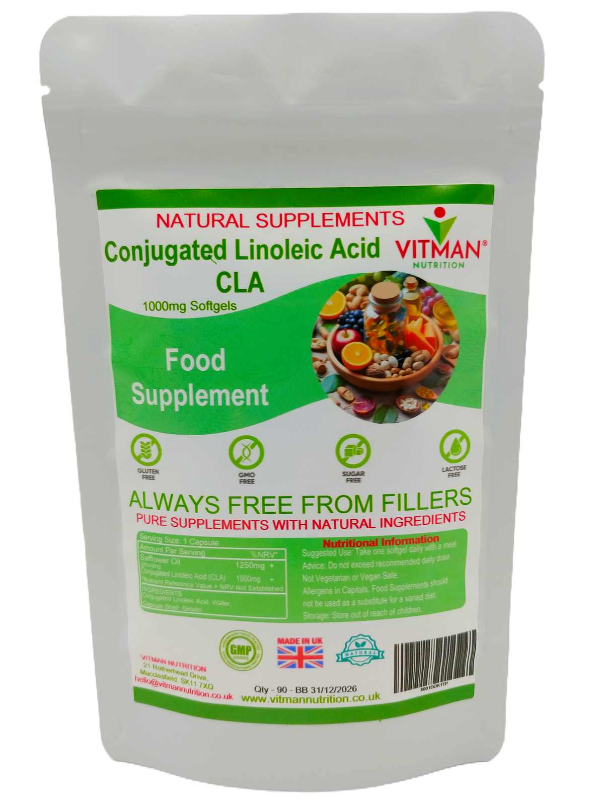 Pure Natural CLA Conjugated Linoleic Acid