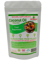 Pure Natural Organic Coconut Oil 1000mg