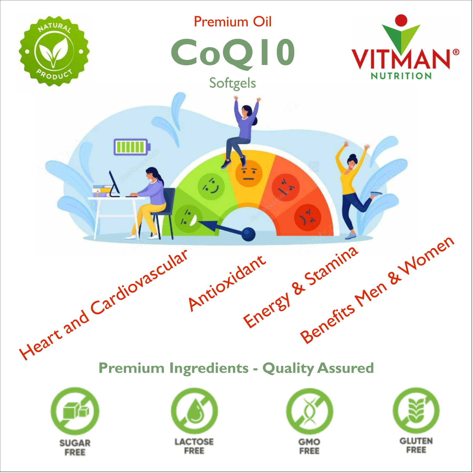 Pure Natural Q10 & D3 Booster Box Bundle– VitMan Nutrition