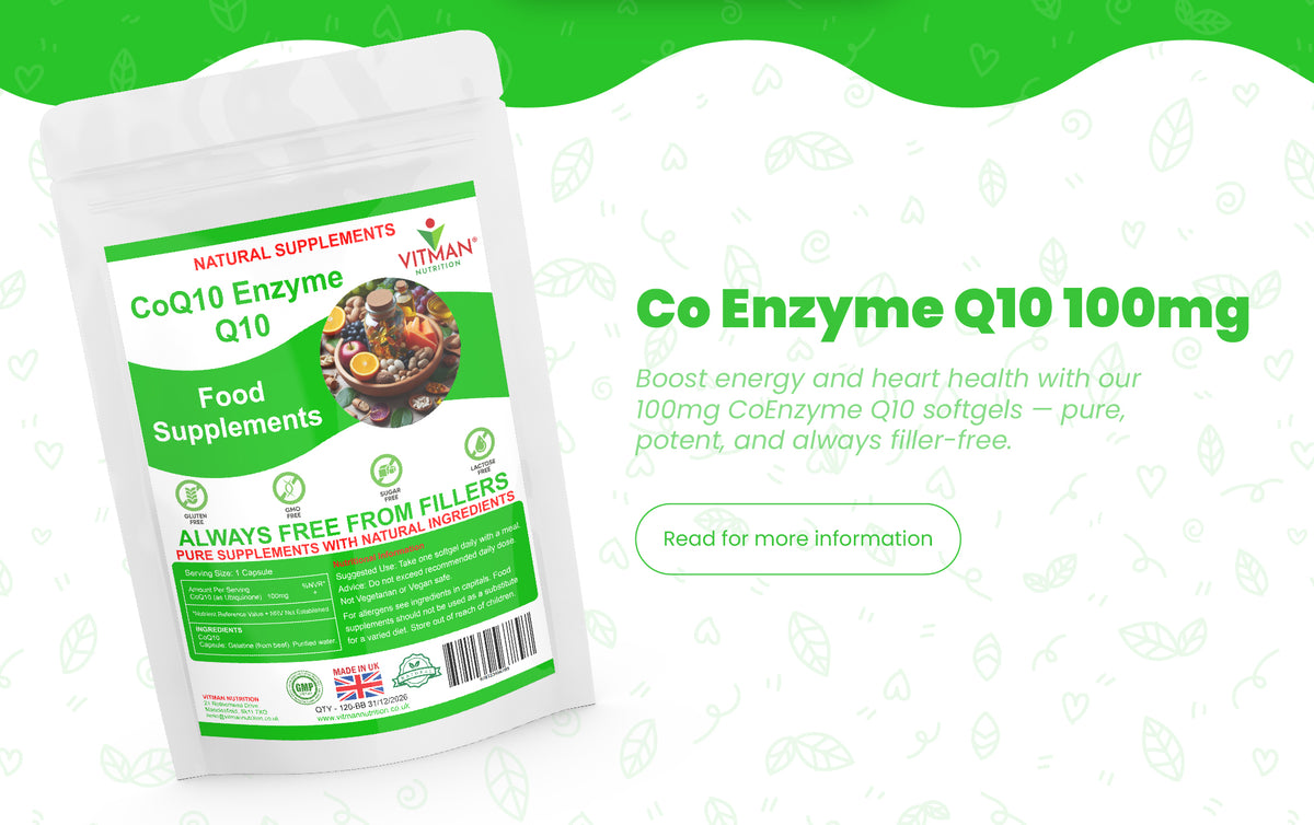Pure Natural Co Enzyme Q10 100mg