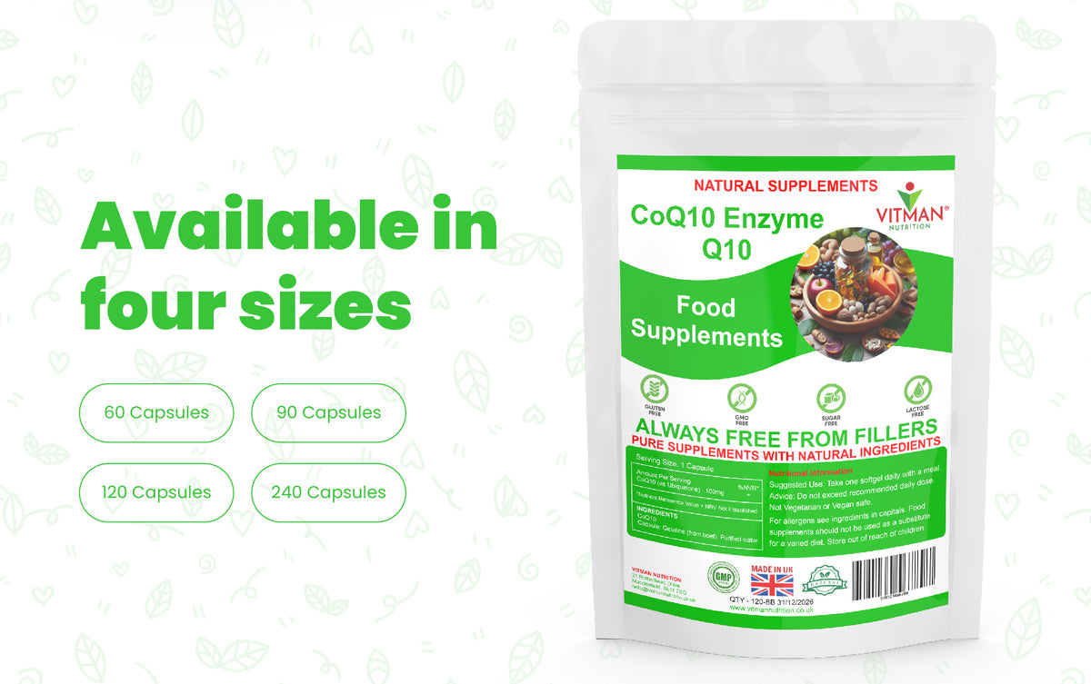 Pure Natural Co Enzyme Q10 100mg