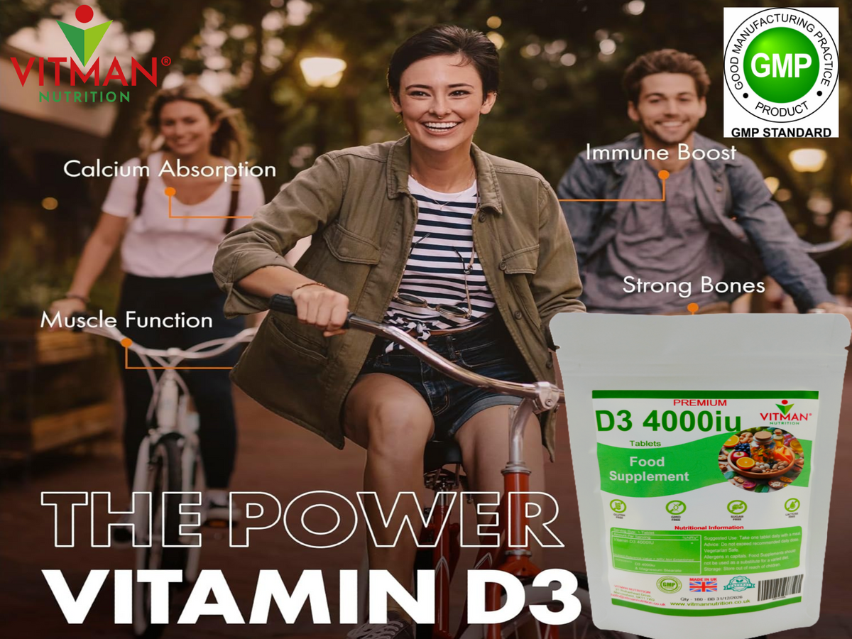Pure Vitamin D3 Tablets 4000iu