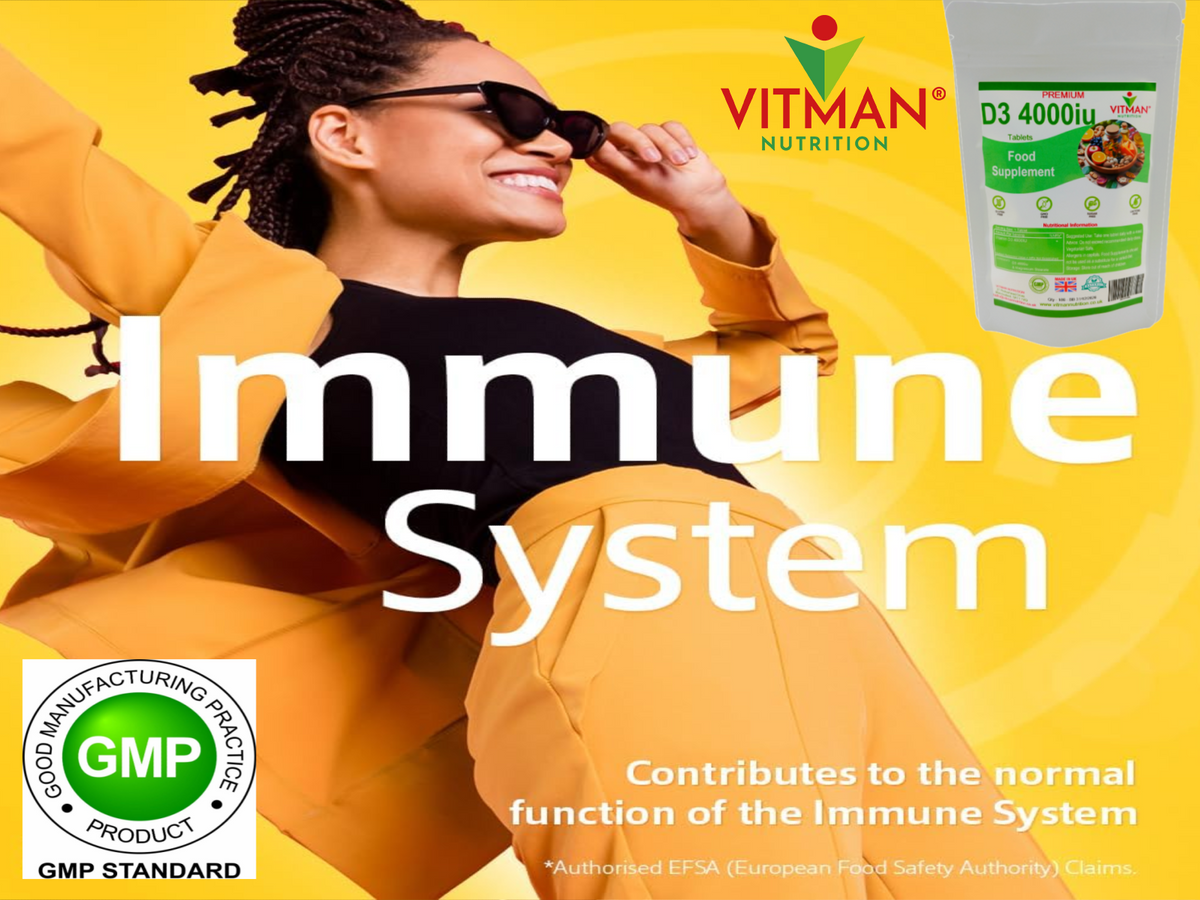Pure Vitamin D3 Tablets 4000iu
