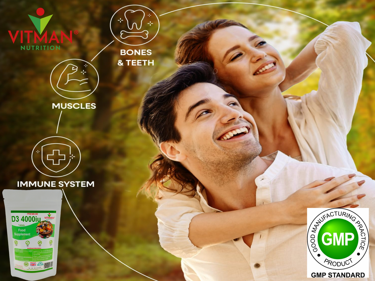 Pure Vitamin D3 Tablets 4000iu