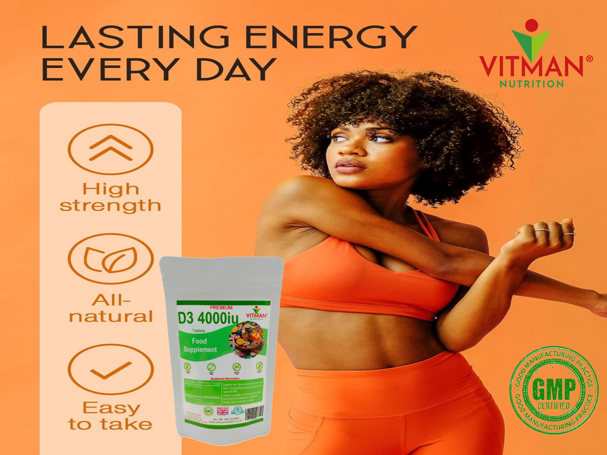Pure Vitamin D3 Tablets 4000iu