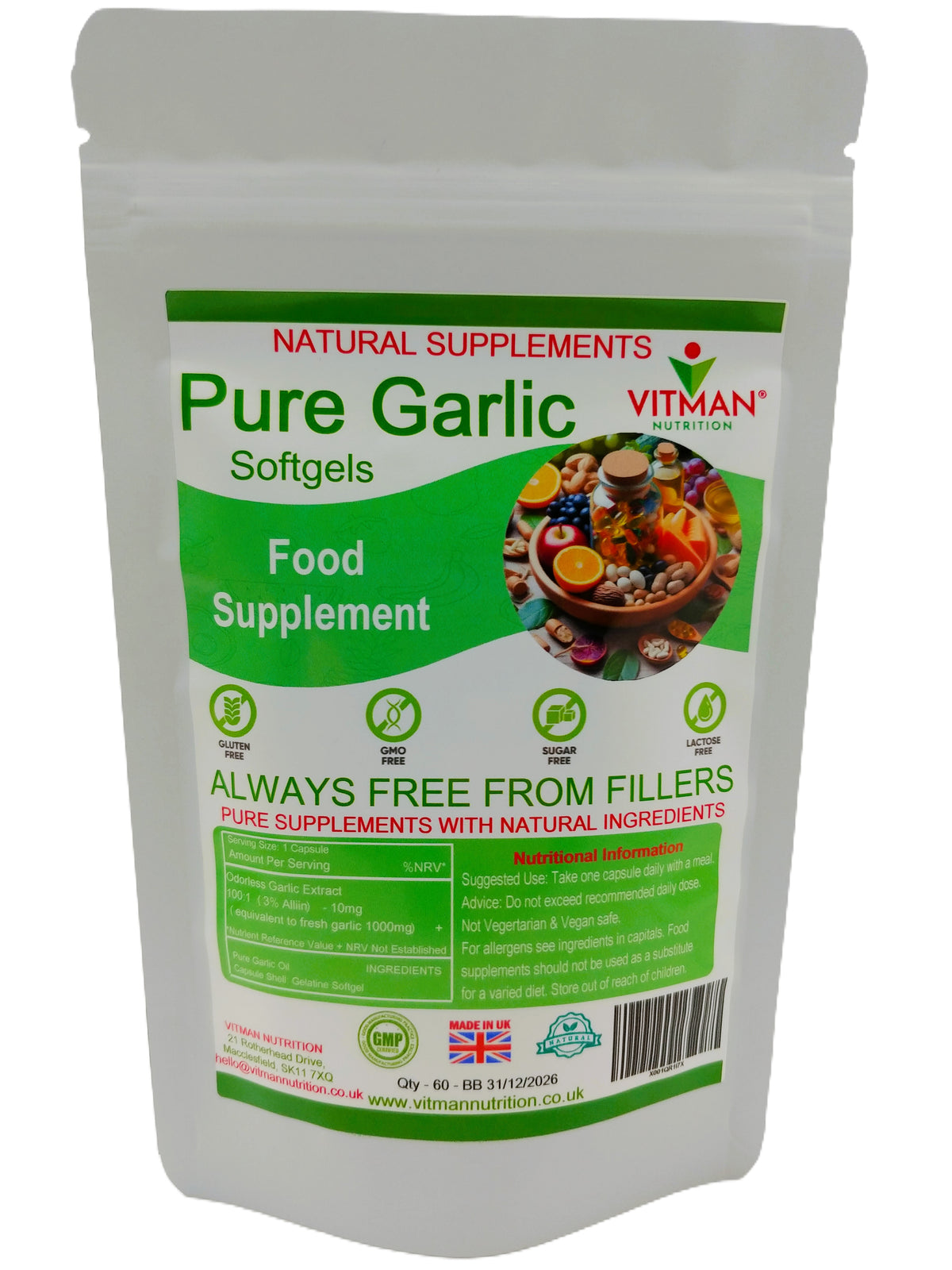 Pure Garlic Oil Softgels