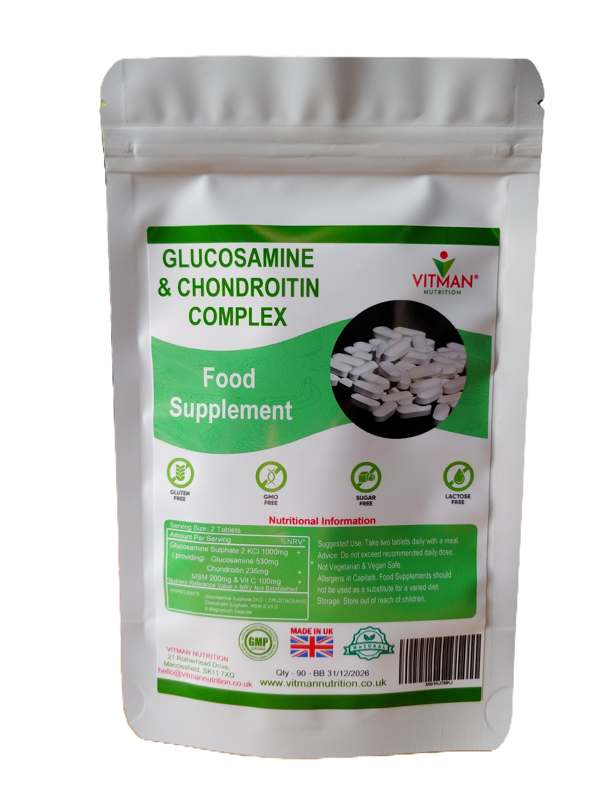 Glucosamine & Chondroitin Tablets