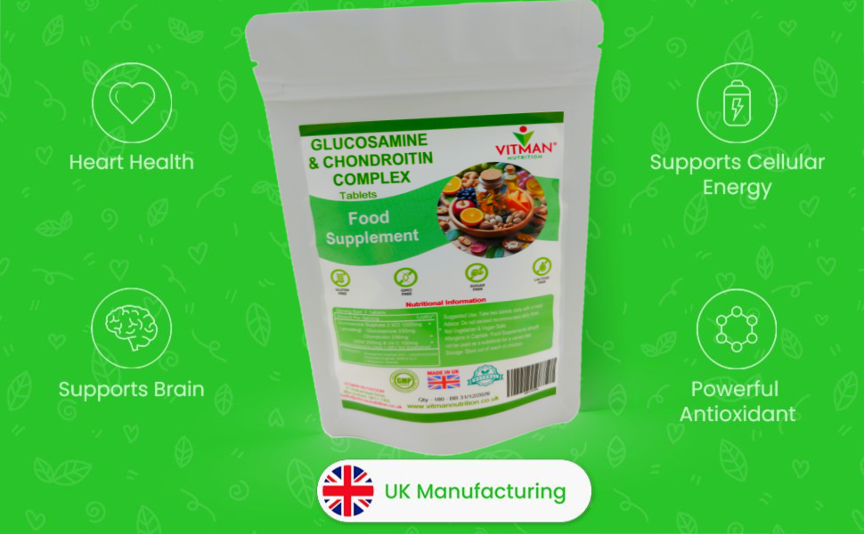 Glucosamine & Chondroitin MSM Complex - Joint & Anti inflammatory Support