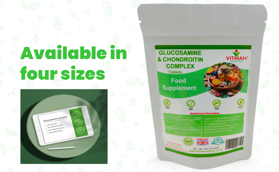 Glucosamine & Chondroitin MSM Complex - Joint & Anti inflammatory Support