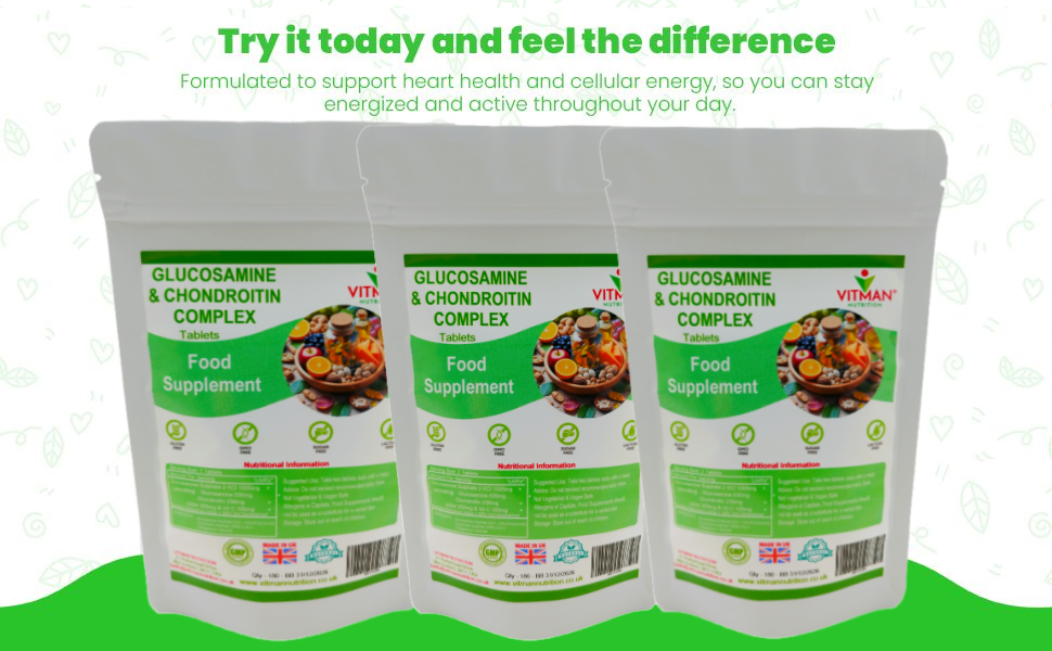 Glucosamine & Chondroitin MSM Complex - Joint & Anti inflammatory Support