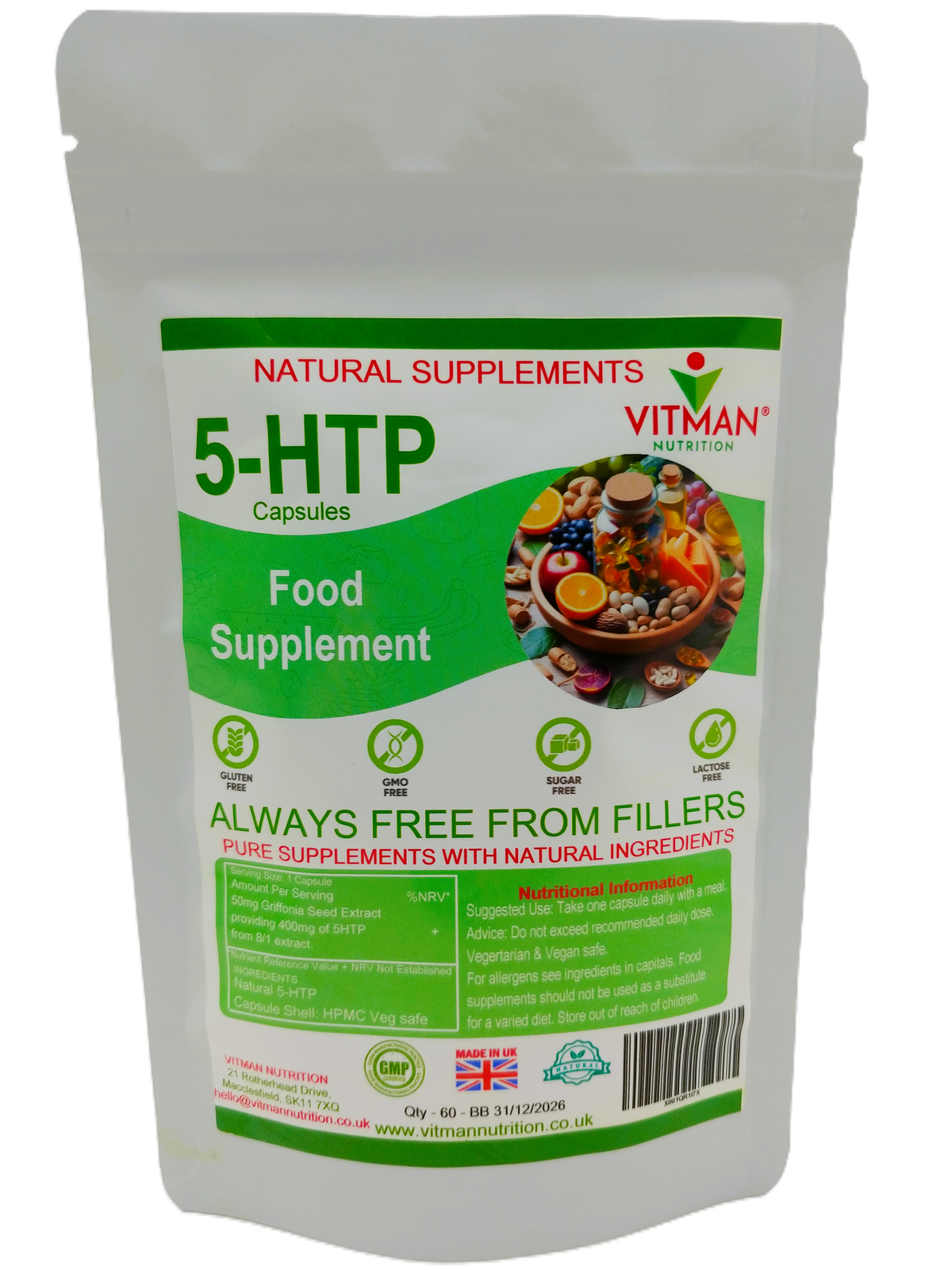 Pure 5-HTP Capsules