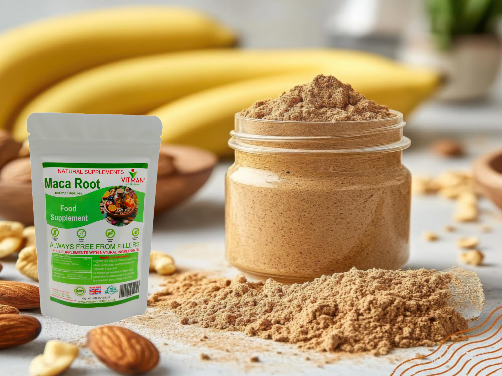 Maca Roo Pure Natural Maca Root Organic– VitMan Nutrition