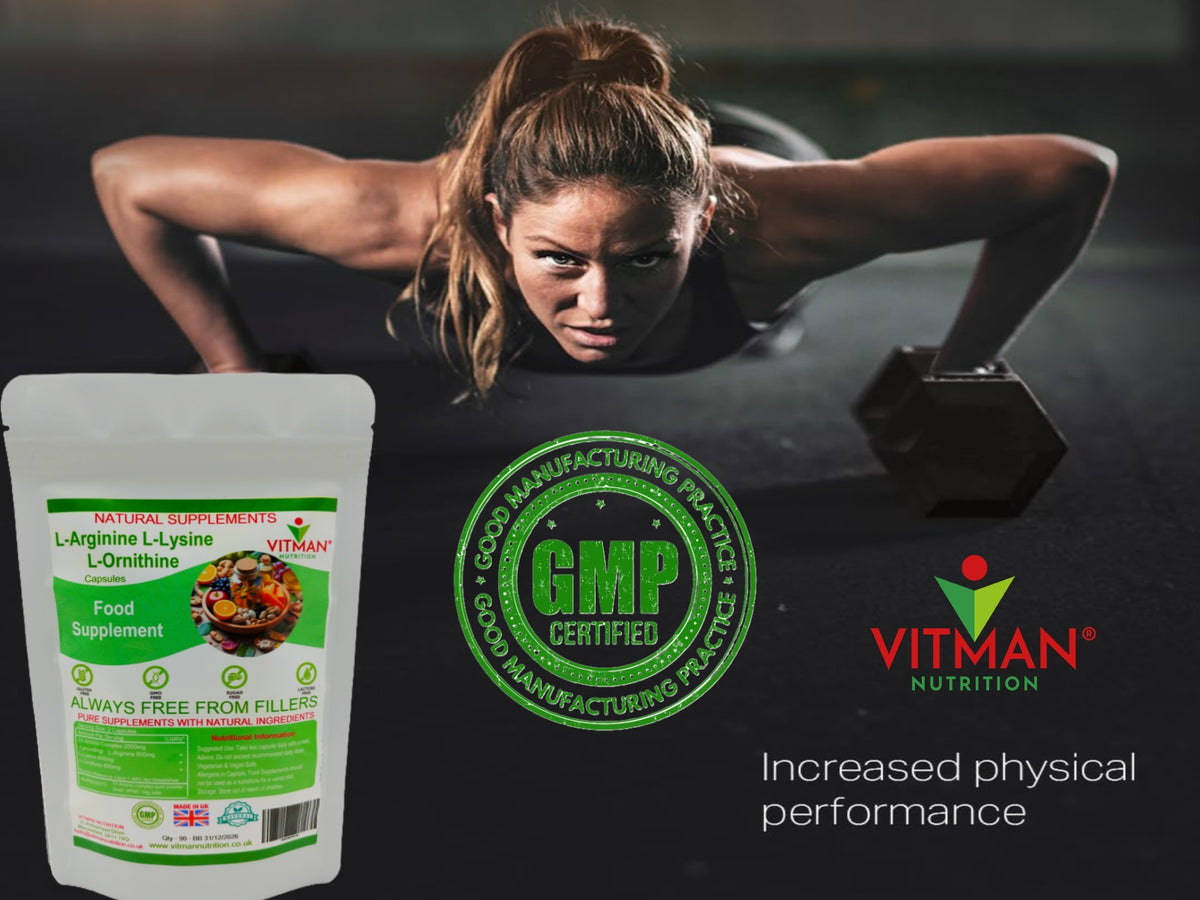 Pure Natural L-Arginine L-Lysine L-Ornithine