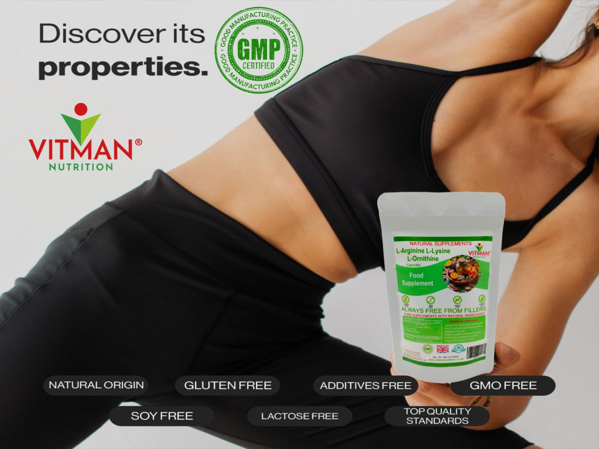 Pure Natural L-Arginine L-Lysine L-Ornithine