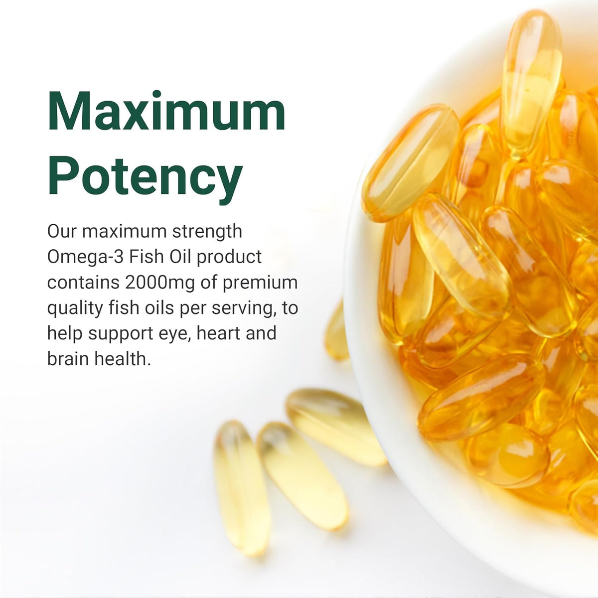 Pure Natural Omega 3 Fish Oil