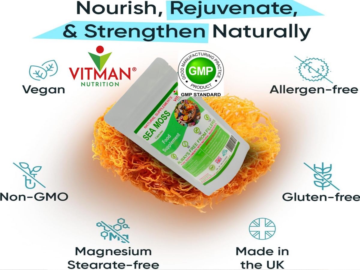 Natural Irish Sea Moss Capsules