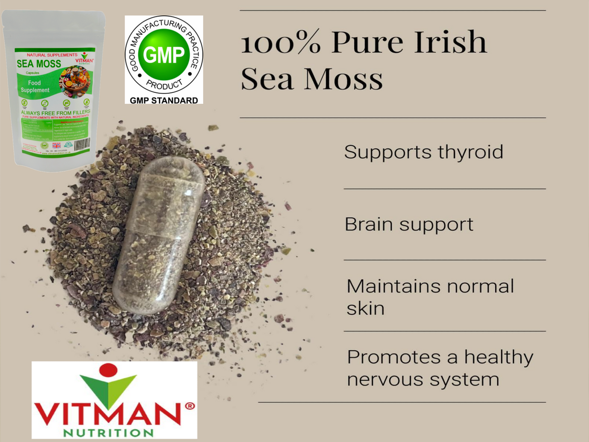 Natural Irish Sea Moss Capsules