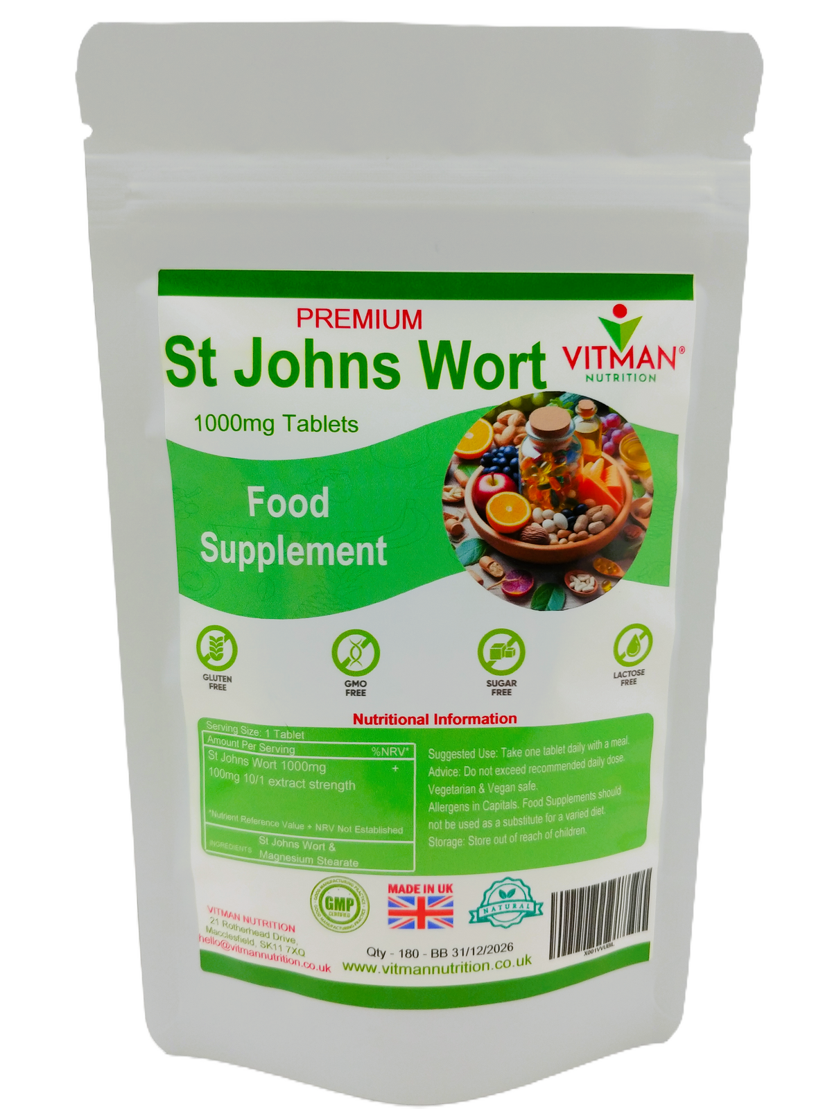 Pure Natural St Johns Wort