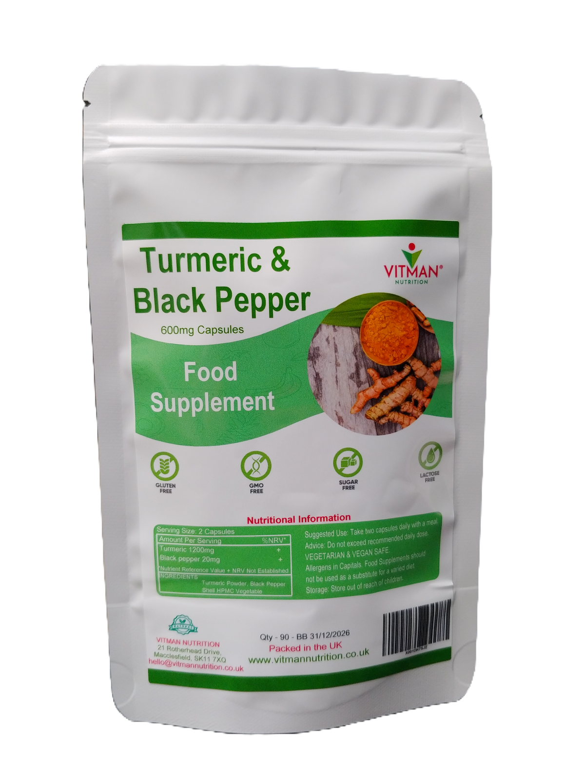 Turmeric & Black Pepper Capsules