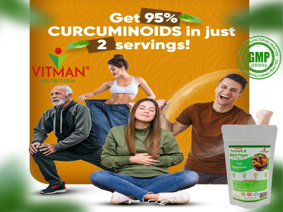 Pure Natural Turmeric & Black Pepper Tablets