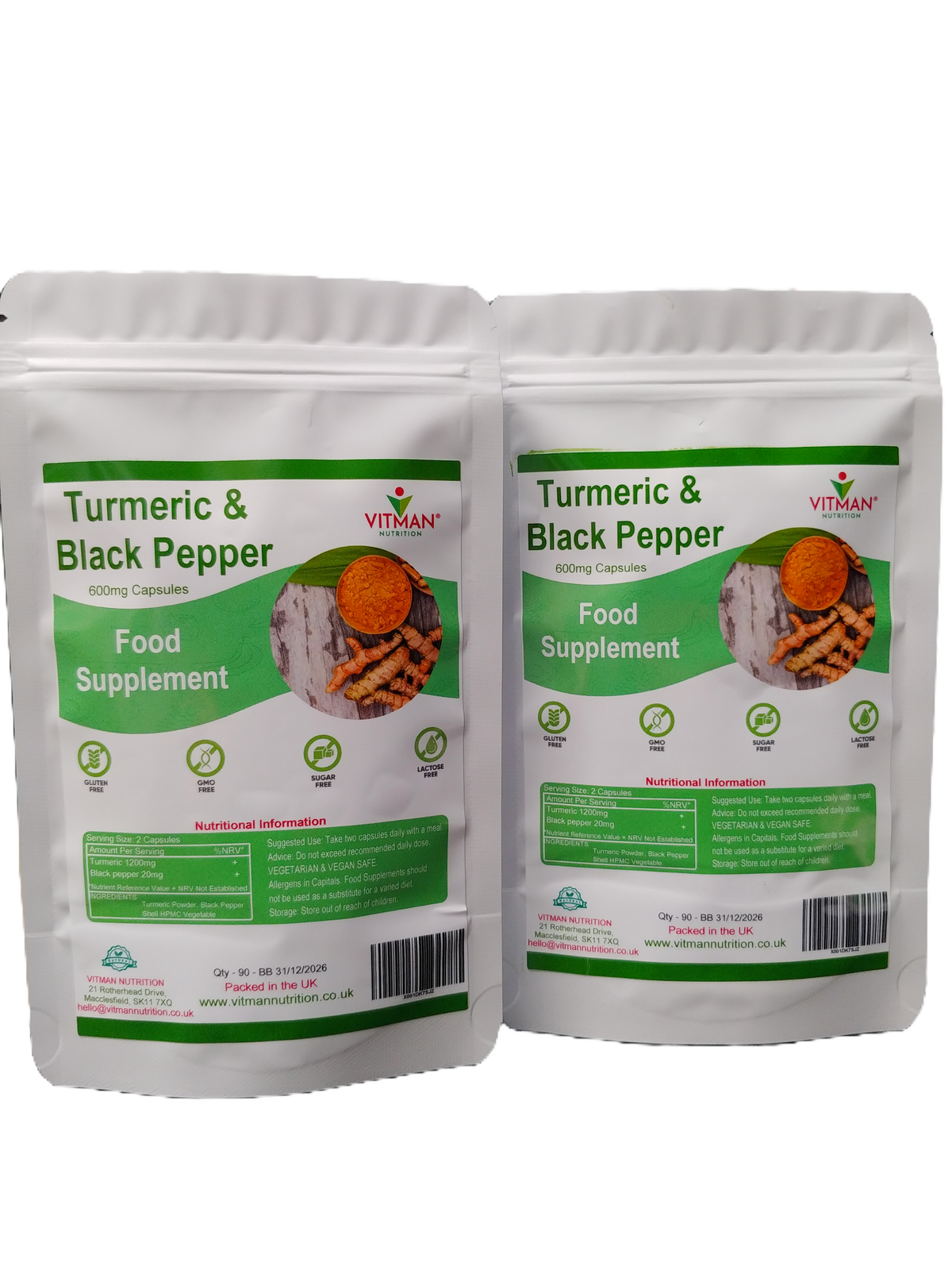 Turmeric & Black Pepper Capsules