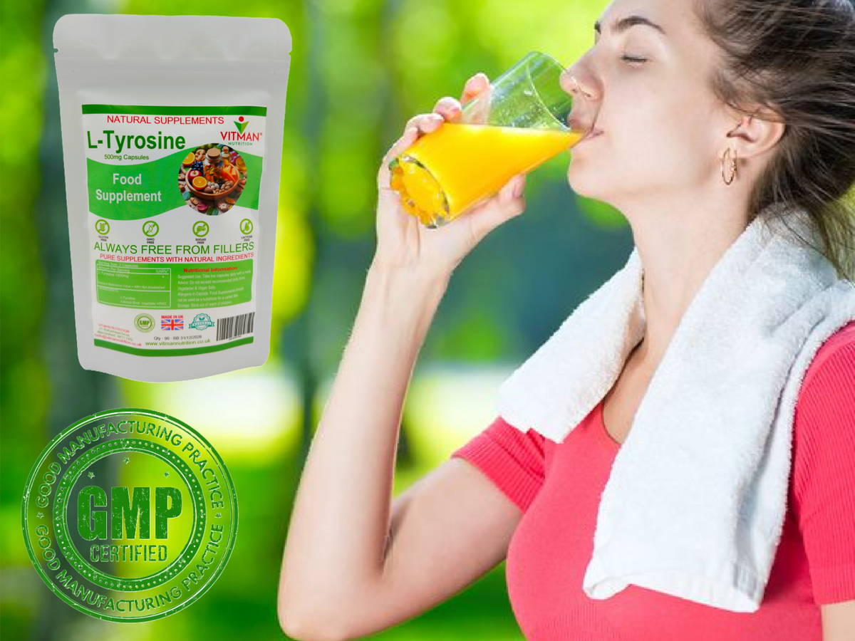 Pure Natural L-Tyrosine Capsules