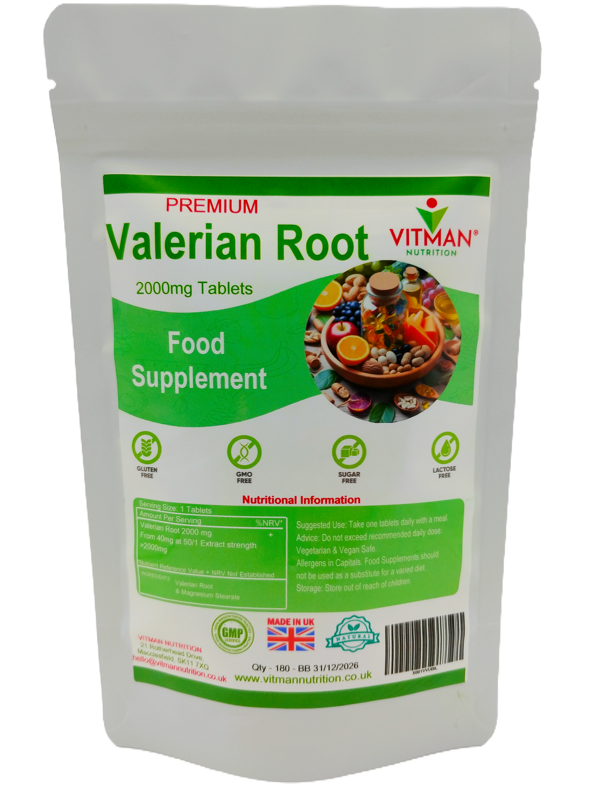 Pure Natural Valerian Root