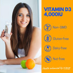 Pure Natural Vitamin D3 4000iu