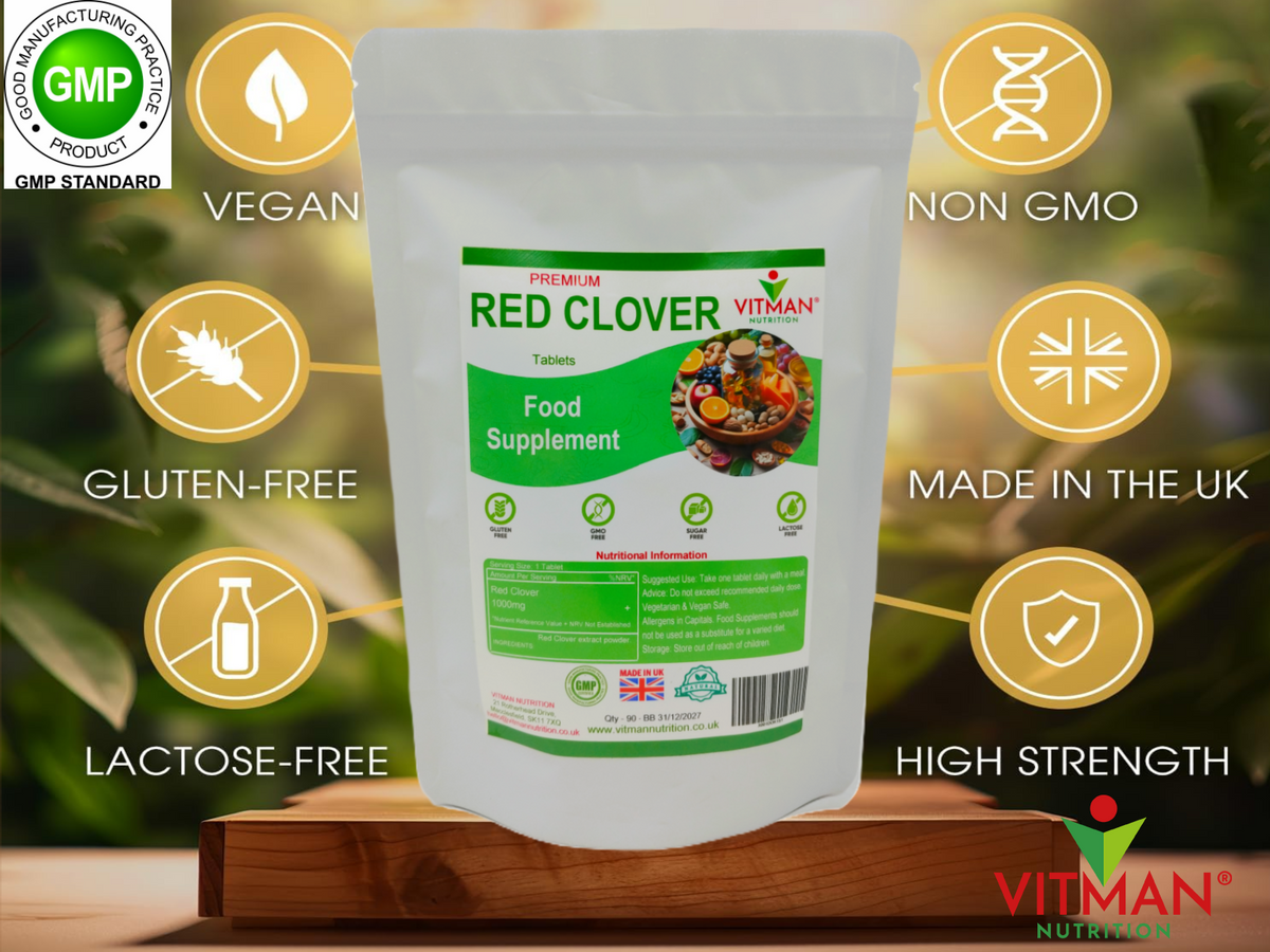 Natural Pure Red Clover Tablets