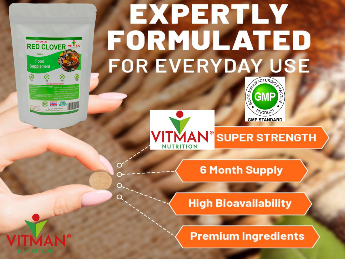 Natural Pure Red Clover Tablets